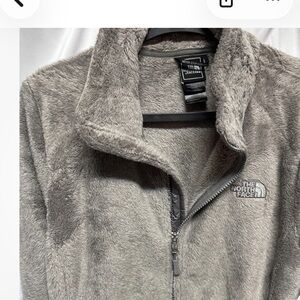 Gray The North Face Full-Zip Fleece Jacket